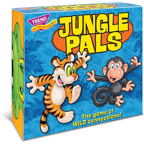 Trend Enterprises Jungle Pals Three Corner Card Game - Matching - 2 to 4 Players