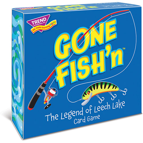 Trend Enterprises Gone Fish'n Card Game - Mystery - 2 to 4 Players