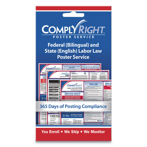 ComplyRight Labor Law Poster Service, "State Labor Law", 4w x 7h