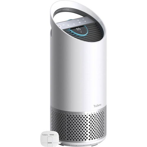 Trusens Air Purifiers with Air Quality Monitor - HEPA, Ultraviolet - 375 Sq. ft. - White