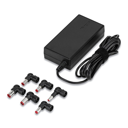Targus Semi-Slim Laptop Charger for Various Devices, 90W, Black