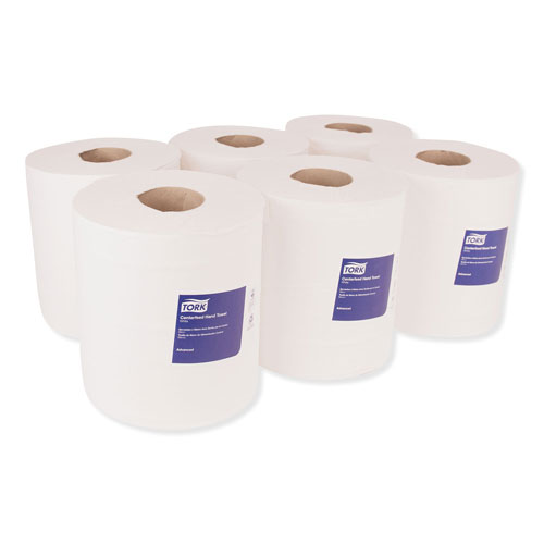 Tork Advanced Centerfeed Hand Towel, 1-Ply, 8.25 x 11.8, White, 1000/Roll, 6/Carton