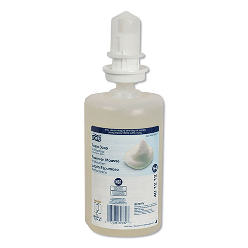 Tork Premium Antibacterial Foam Soap, Unscented, 1 L, 6/Carton