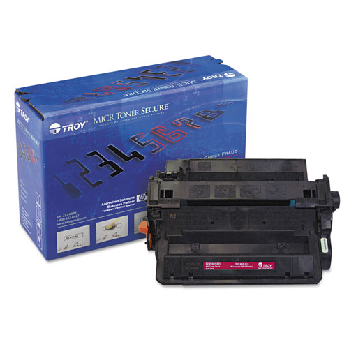 Troy 0281601001 55X High-Yield MICR Toner Secure, Alternative for HP CE255X, Black