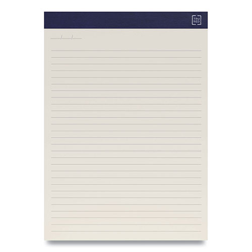 TRU RED™ Notepads, Wide/Legal Rule, Ivory Sheets, 8.5 x 11.75, 50 Sheets, 12/Pack