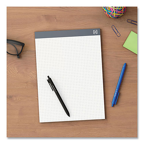 TRU RED™ Writing Pad, Dotted Rule (4 sq/in), 50 White 8.5 x 11 Sheets