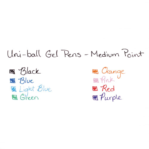 Uni-Ball Signo 207 Retractable Gel Pen, 0.7mm, Black Ink, Smoke/Black Barrel, Dozen