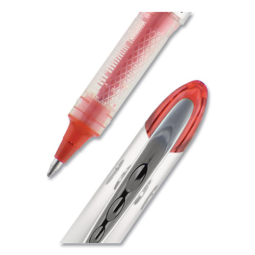 Uni-Ball VISION ELITE Stick Roller Ball Pen, Bold 0.8 mm, Assorted Ink/Barrel, 8/Pack