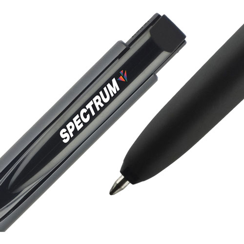 Uni-Ball Spectrum Gel Pen - Medium Pen Point - 0.7 mm Pen Point Size - Refillable - Retractable - Multicolor Pigment-based, Gel-based Ink - Black Plastic, Rubberized Barrel