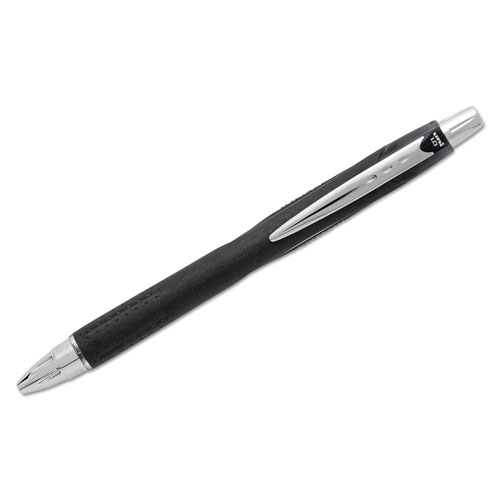 Uni-Ball Jetstream Retractable Ballpoint Pen, Bold 1mm, Black Ink, Black Barrel