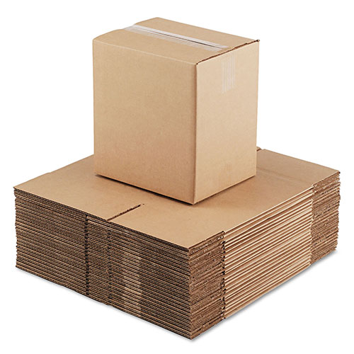 Universal Fixed-Depth Corrugated Shipping Boxes, Regular Slotted Container (RSC), 8.75