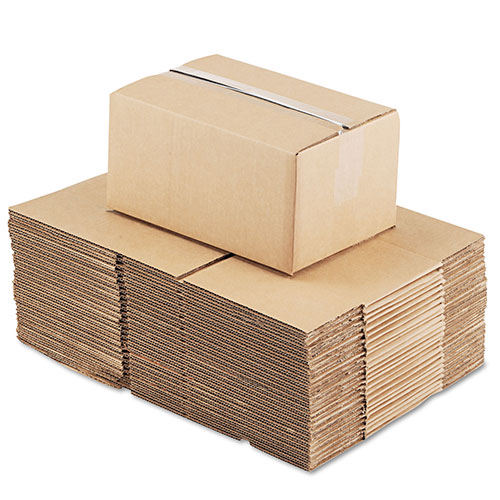 Universal Fixed-Depth Corrugated Shipping Boxes, Regular Slotted Container (RSC), 8