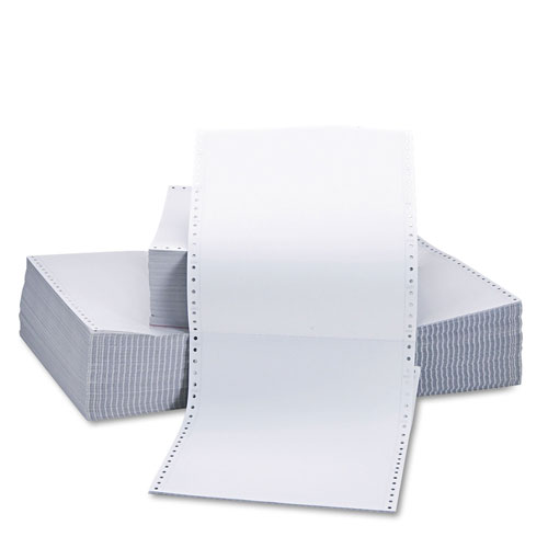 Universal Printout Paper, 2-Part, 15lb, 9.5 x 11, White, 1, 650/Carton