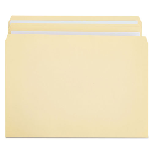 Universal Double-Ply Top Tab Manila File Folders, Straight Tab, Letter Size, 100/Box