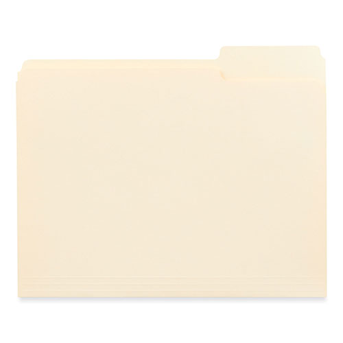 Universal Top Tab File Folders, 1/3-Cut Tabs: Assorted, Letter Size, 0.75