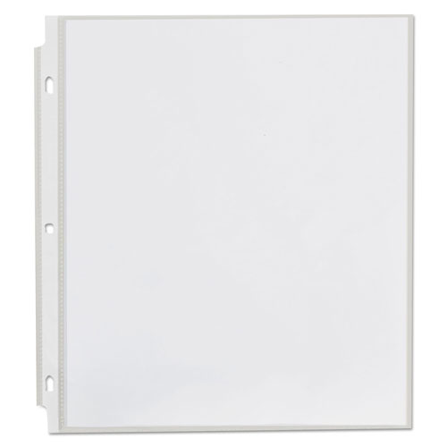 Universal Top-Load Poly Sheet Protectors, Standard, Letter, Clear, 100/Box