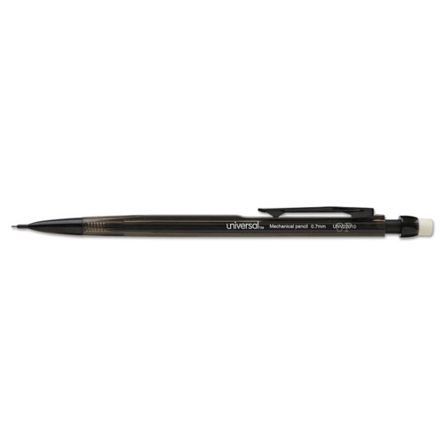 Universal Mechanical Pencil, 0.7 mm, HB (#2.5), Black Lead, Smoke Barrel, Dozen