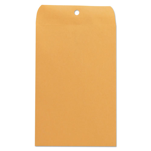 Universal Kraft Clasp Envelope, #55, Square Flap, Clasp/Gummed Closure, 6 x 9, Brown Kraft, 100/Box