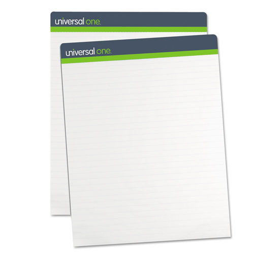 Universal Renewable Resource Sugarcane Based Easel Pads, 27 x 34, White, 50 Sheets, 2/Carton