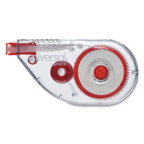 Universal Side-Application Correction Tape, 1/5" x 393", 6/Pack
