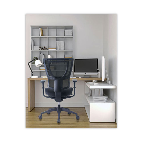 Union & Scale™ FlexFit 1500TF Mesh Back Fabric Task Chair, Supports Up to 300 lbs, 17.32