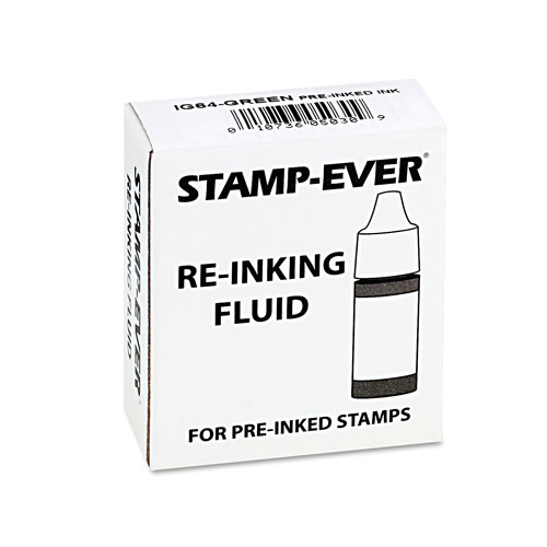 U.S. Stamp & Sign Refill Ink for Clik! and Universal Stamps, 7ml-Bottle, Green
