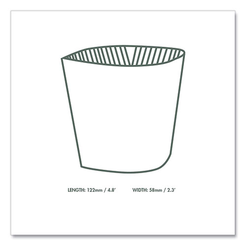 Vegware™ Kraft Hot Cup Sleeves, Fits Vegware 89-Series Hot Cups, Kraft, 1,000/Carton