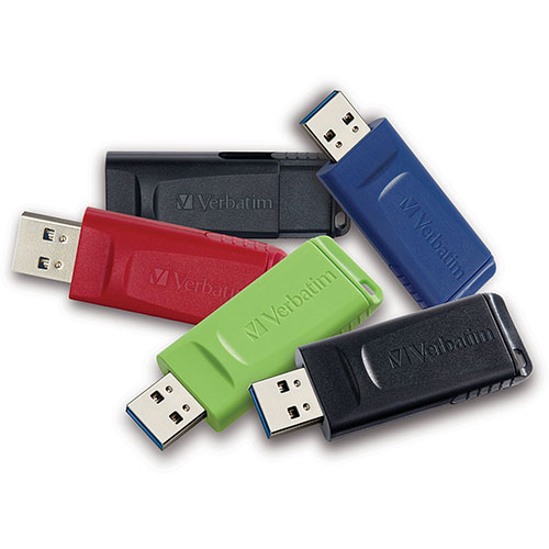 Verbatim 32GB Store 'n' Go® USB Flash Drive - 5pk - Assorted - 32 GB - USB - Assorted - Lifetime Warranty - 5 Pack