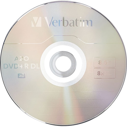 Verbatim 50PK DVD+R DL 8.5GB 8X BRANDED