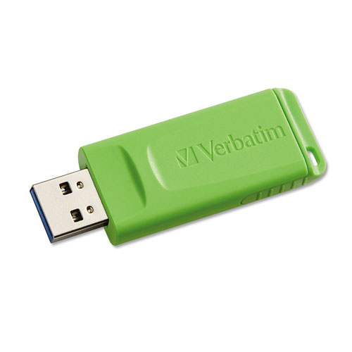 Verbatim Store 'n' Go USB Flash Drive, 4 GB, Assorted Colors, 3/Pack