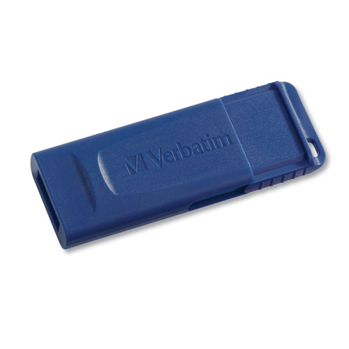 Verbatim Classic USB 2.0 Flash Drive, 64 GB, Blue