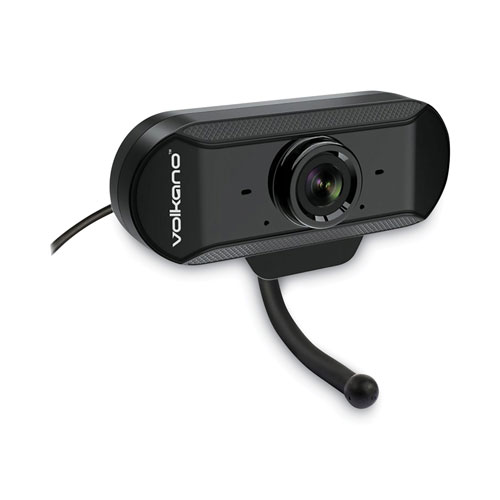 Volkano Zoom Series 1080P Universal Webcam, 1920 pixels x 1080 pixels, Black