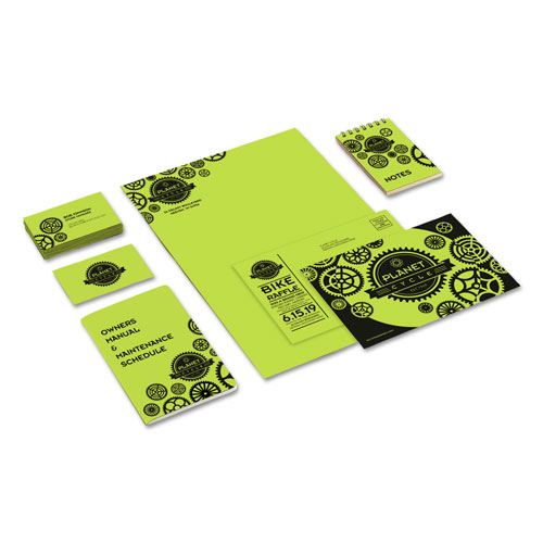 Astrobrights Color Cardstock, 65 lb, 8.5 x 11, Vulcan Green, 250/Pack