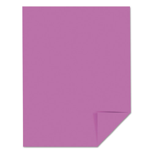 Astrobrights Color Cardstock, 65 lb, 8.5 x 11, Outrageous Orchid, 250/Pack