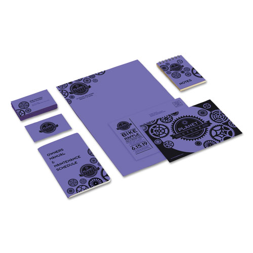 Astrobrights Color Cardstock, 65 lb, 8.5 x 11, Venus Violet, 250/Pack