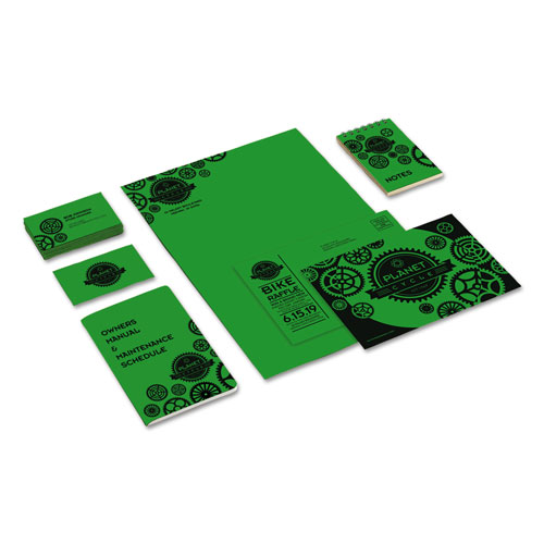 Astrobrights Color Cardstock, 65 lb, 8.5 x 11, Gamma Green, 250/Pack