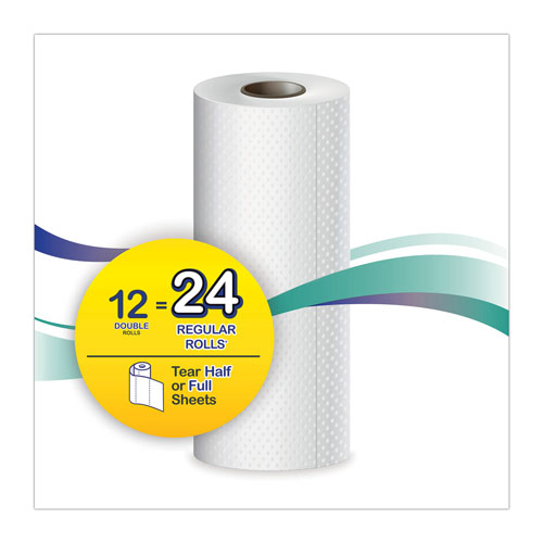 Windsoft Premium Kitchen Roll Towels, 2 Ply, 11 x 6, White, 110/Roll, 12 Rolls/Carton