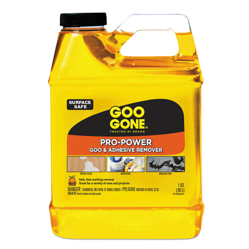 Goo Gone® Pro-Power Cleaner, Citrus Scent, 1 qt Bottle, 6/Carton
