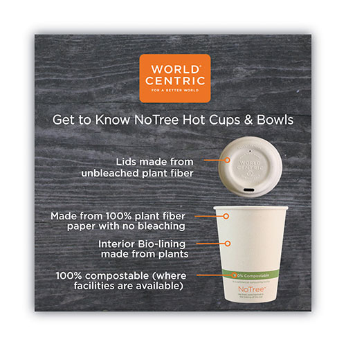 World Centric No Tree Paper Bowls, 32 oz, 4.4