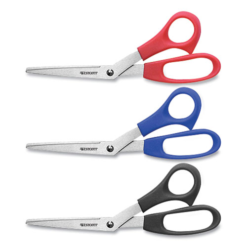 Westcott® All Purpose Value Stainless Steel Scissors Three Pack, 8