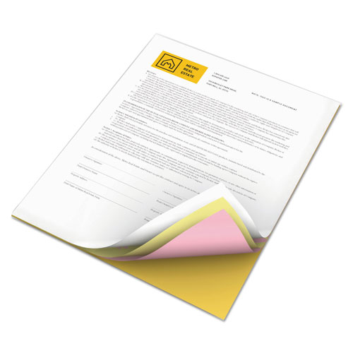 Xerox Revolution Carbonless 4-Part Paper, 8.5x11, Canary/Goldenrod/Pink/White, 5, 000/Carton