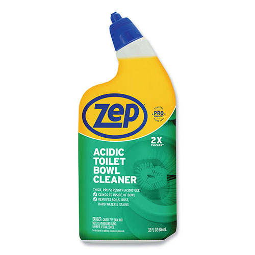 Zep Commercial® Acidic Toilet Bowl Cleaner, Mint, 32 oz Bottle