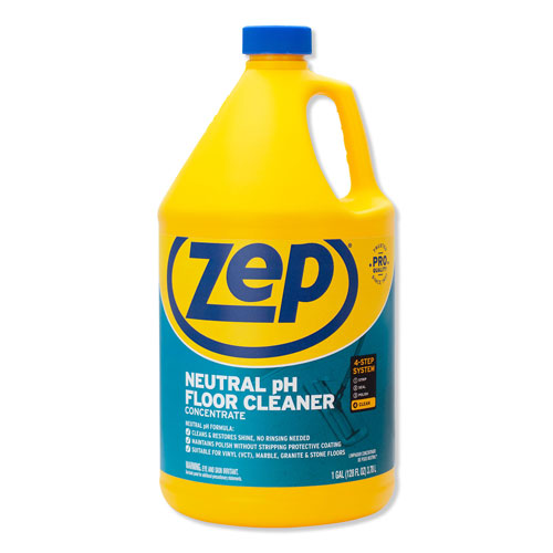 Zep Commercial® Neutral Floor Cleaner, Fresh Scent, 1 gal, 4/Carton