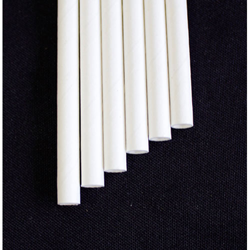 Aardvark 7.75" Wrapped White Jumbo Paper Straws
