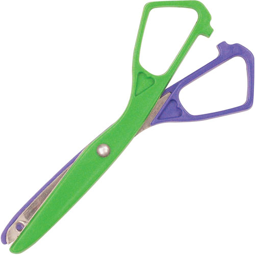 Acme Safety Plastic Scissors, Lightweight, 5.5", Blunt Tip, GNPE