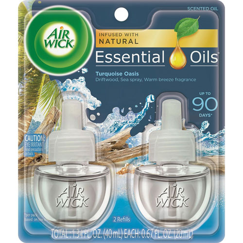 Air Wick Scented Oil Warmer Refill, 2/.67oz., 12/CT