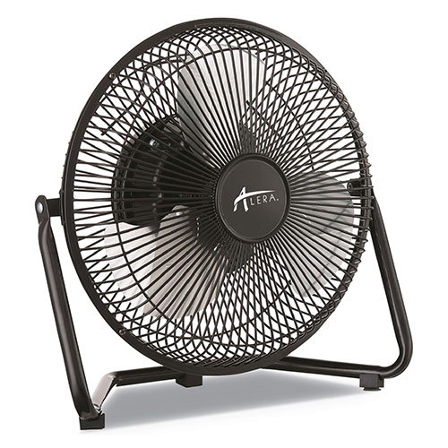 Alera 9" Personal Cooling Fan, 3 Speed, Black