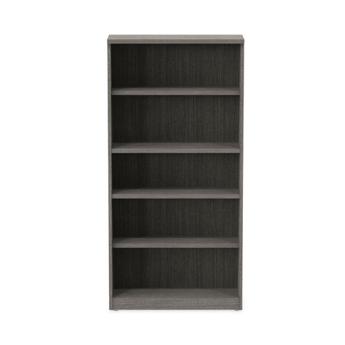 Alera Alera Valencia Series Bookcase, Four-Shelf, 31.75w x 14d x 64.75h, Gray
