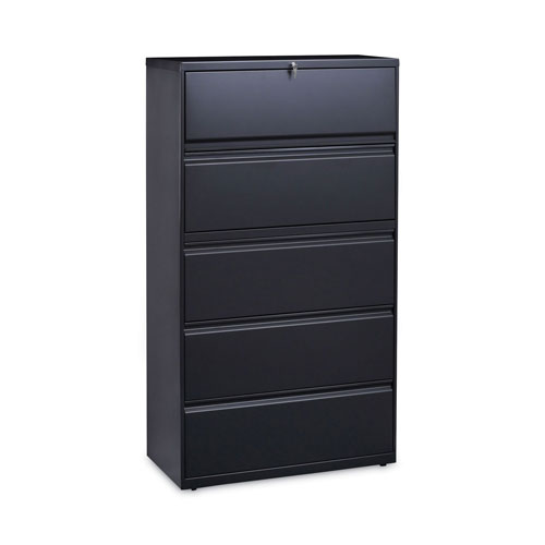 Alera Lateral File, 5 Legal/Letter/A4/A5-Size File Drawers, Charcoal, 36" x 18" x 64.25"