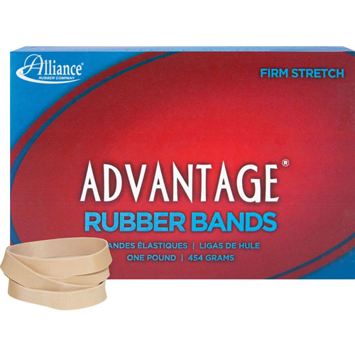Alliance Rubber Rubber Bands, Size 84, 1 lb., 3 1/2" x 1/2", Advantage